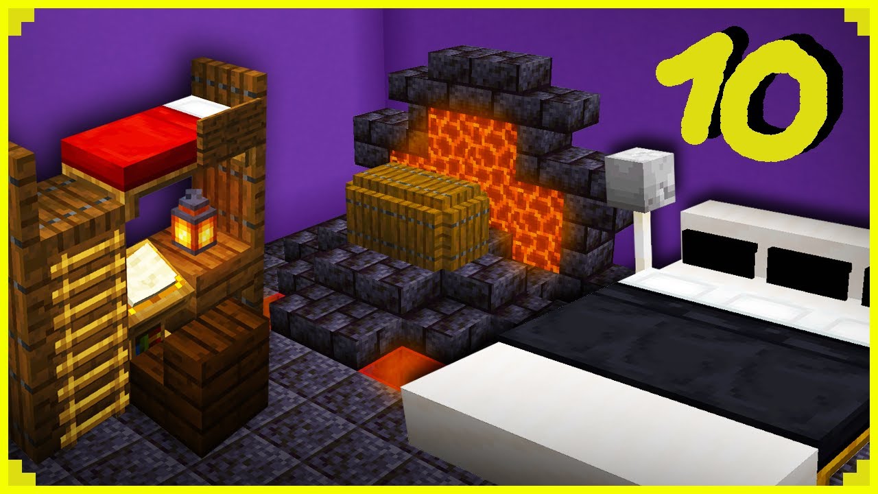 🦊10 ideias de CAMAS no MINECRAFT