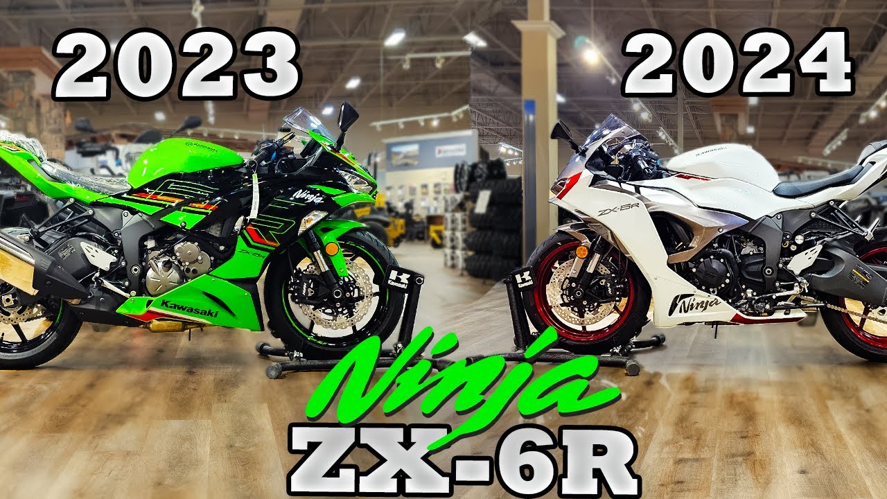 Kawasaki Ninja ZX-6R 2024 года по сравнению с моделью 2023 года: что нового и улучшенного?
