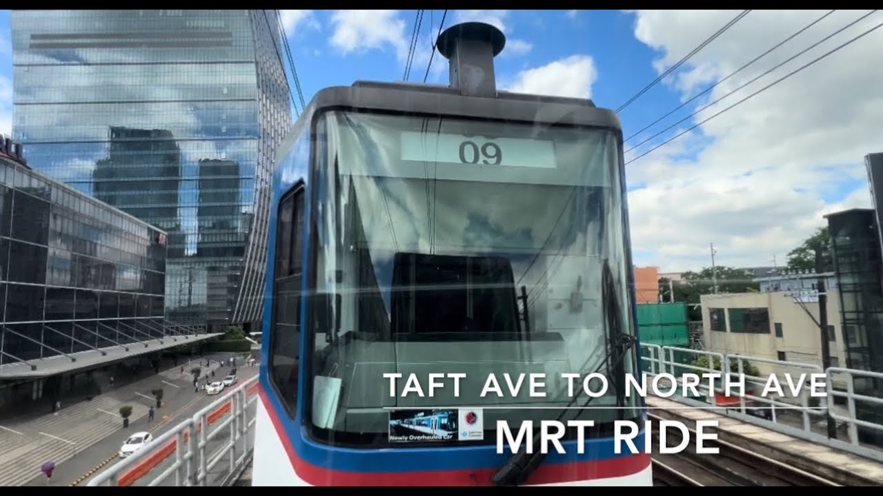 Virtual Tour | MRT Ride | Taft Avenue to North Avenue