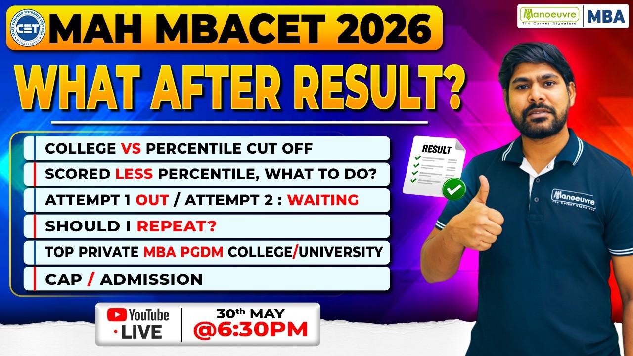Результаты MAH MBA CET 2026 уже здесь! Что делать после получения результатов? | Колледж и проход...