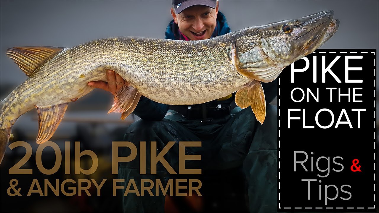 FLOAT FISHING FOR PIKE - Rigs, Tips and BIG PIKE from Folding Porta Bote