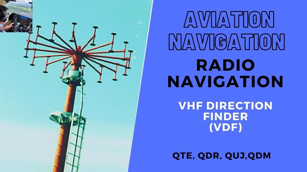 CPL/ATPL Radio Navigation | VHF Direction Finder (VDF) | BEST EXPLANATION OF QTE, QDR, QUJ & QDM 🤩