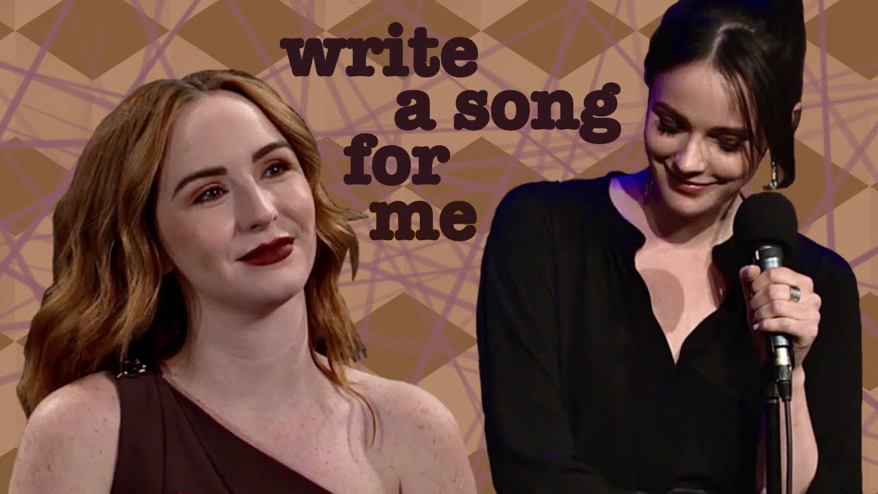 Tessa + Mariah - write a song for me. 🖤