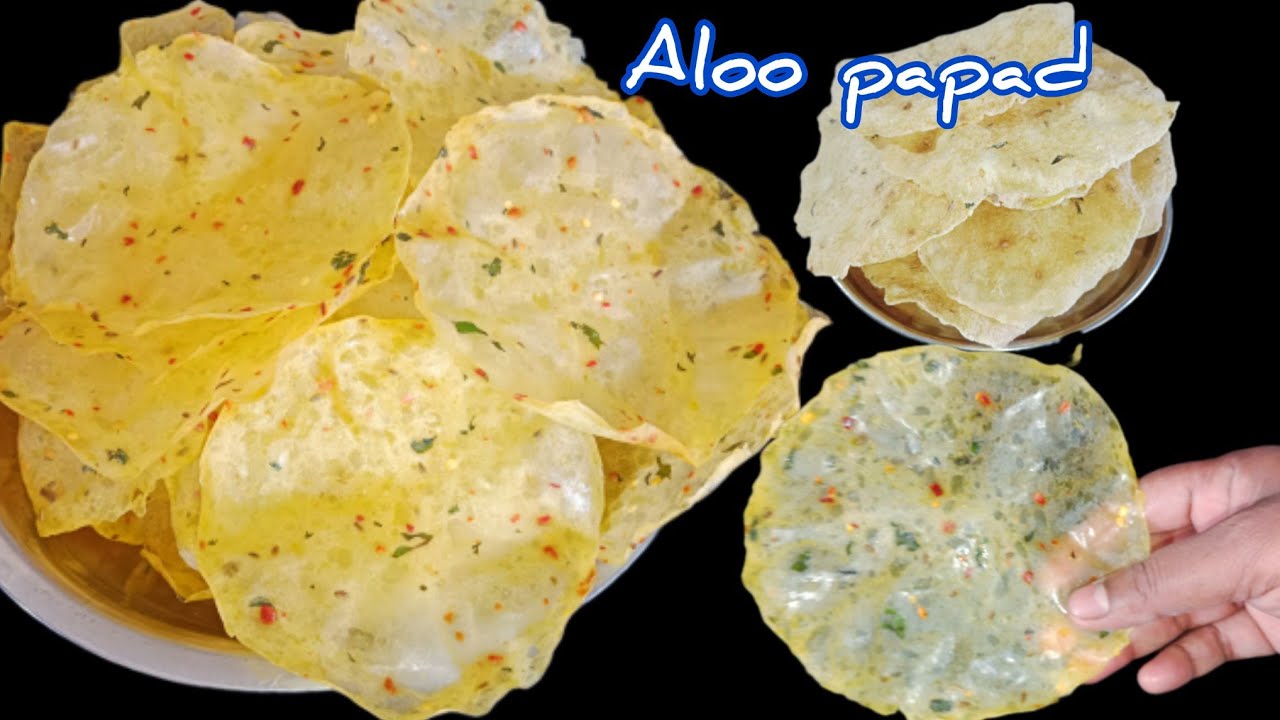 Aloo papad recipe|पूरे साल चलने वाला आलू के पापड़ बनाए मिनिटों में|