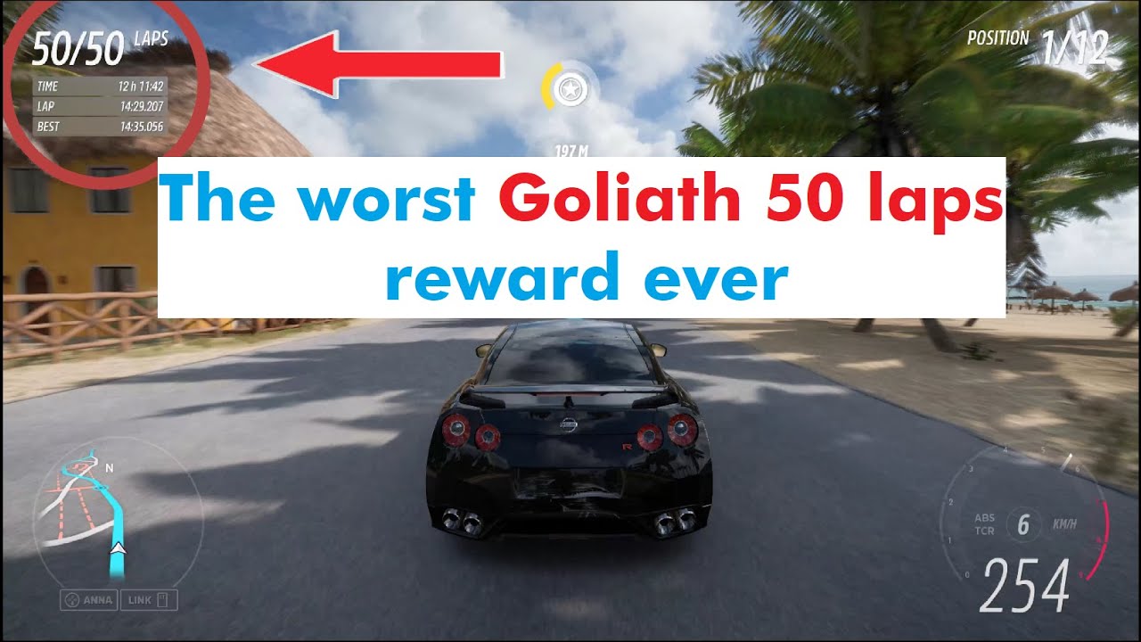 50 Laps Goliath worst Reward Ever - FH5