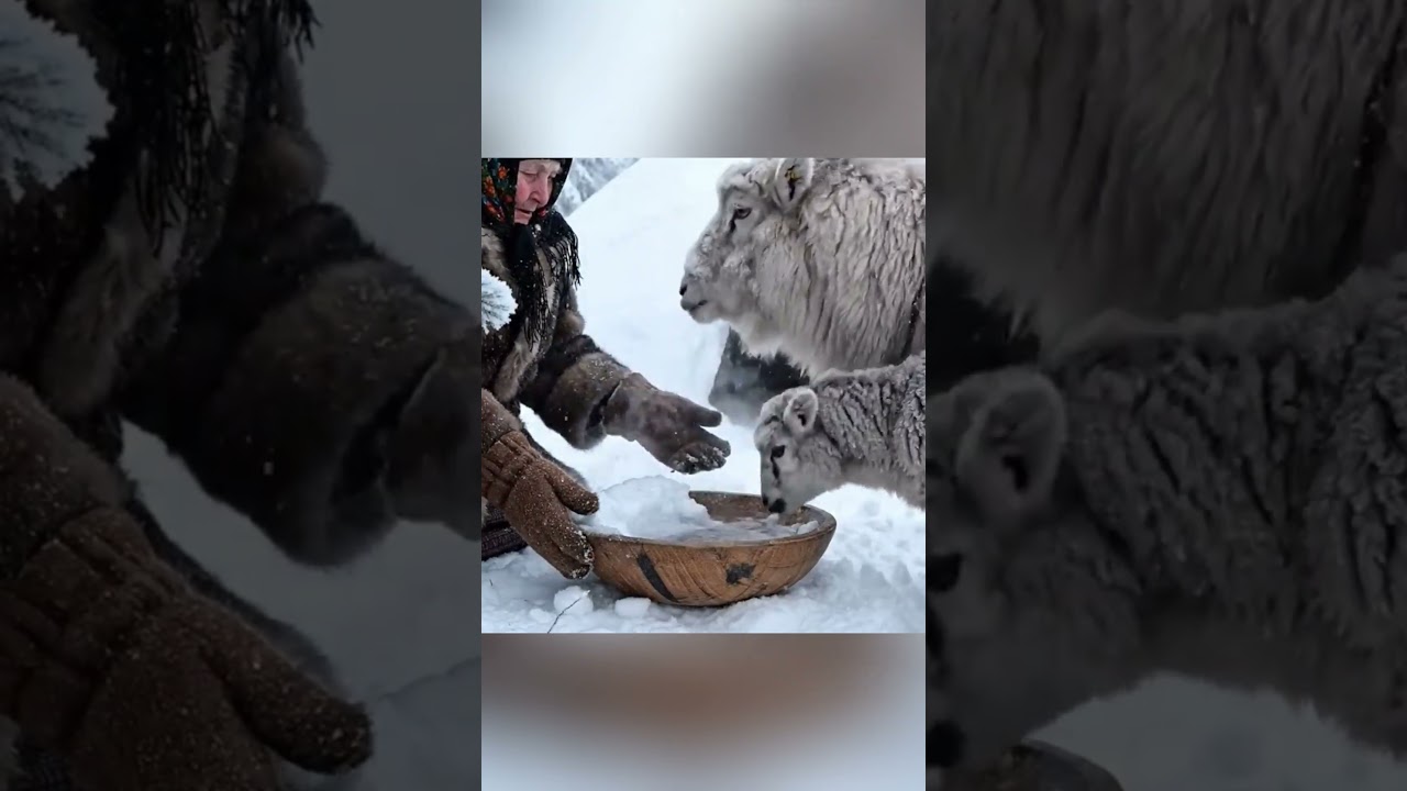 🔥 &ndash;71&deg;C IGLOO LONE SURVIVOR 🧊🔥 | 78-Year-Old Woman vs Wolves&hellip; Off-Grid Yakutia Night 🐺🏔️