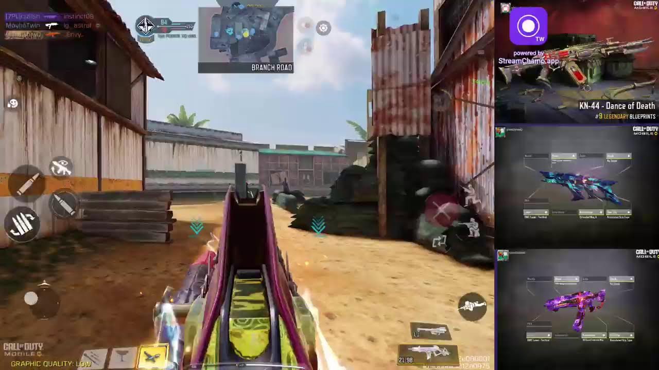 Cod Mobile mp rank legendary short stream