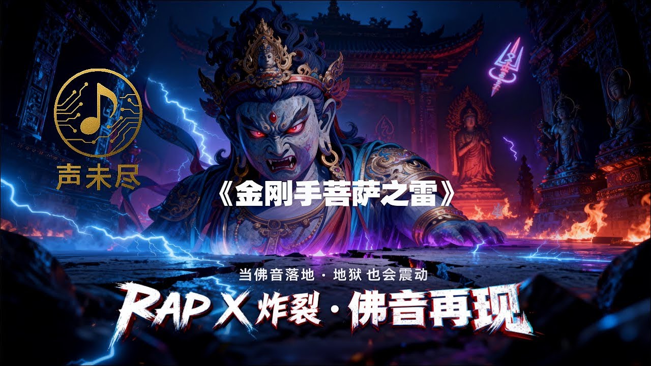 《金刚手菩萨之雷 · Vajrapani Trap Mantra》 (Powerful Buddhist Rap)