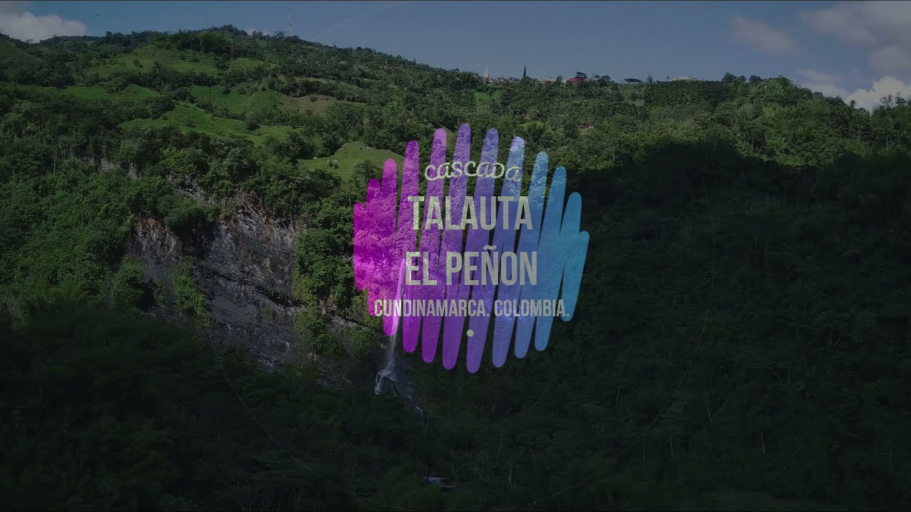Cascada en Talauta. El Peñon Cundinamarca. Colombia.
