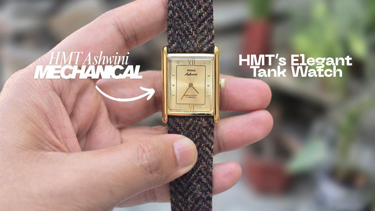 HMT Ashwini Unboxing: HMT's very own Tank style Watch !!