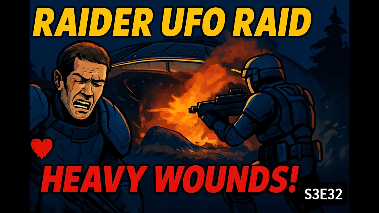 Intense Raider UFO Crash Site Raid! Multiple Injuries | XCOM LW Rebalance S3E32