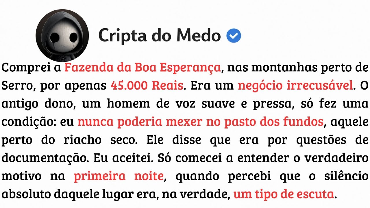 Relatos Reais de Terror em Fazendas Abandonadas de Minas Gerais...