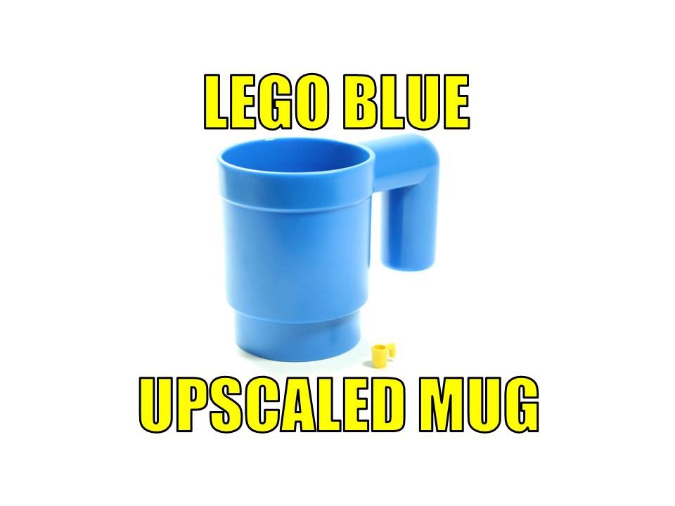 LEGO 2015 UPSCALED BLUE MUG 853465 REVIEW