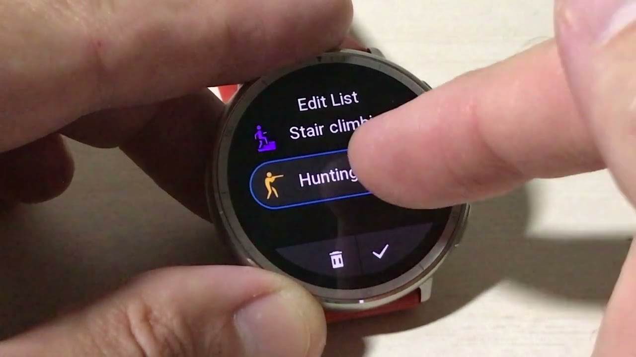 Amazfit Active 2 || Edit Workout/Activities Listed