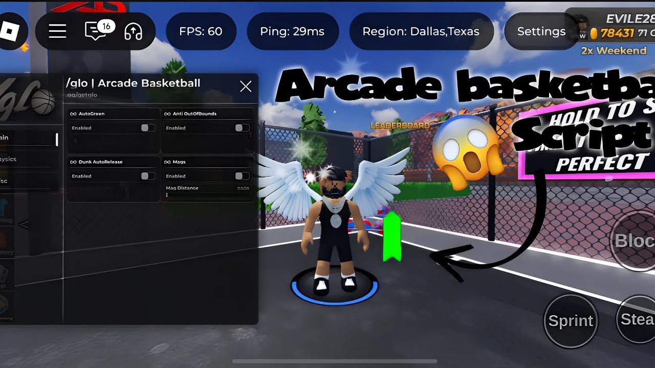 Best FREE / PAID Arcade Basketball SCRIPT!┃2025┃AUTO-GREEN┃WALKSPEED┃& MORE | MOBILE SUPPORT