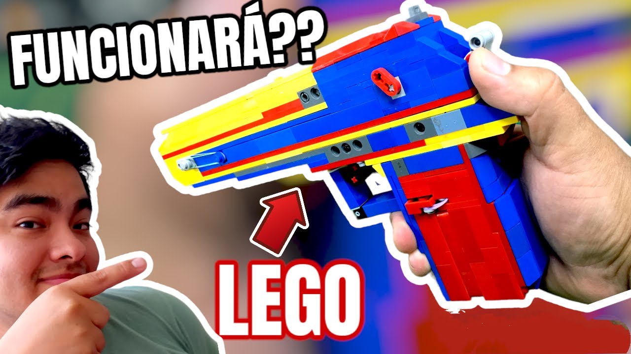 ARME UNA DESERT EAGLE DE LEGO [lanzador de goma elástica] Tutorial | @alfreshco_