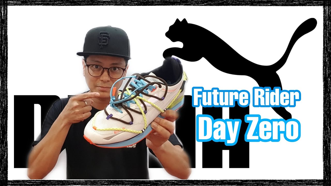 Serious OFF WHITE vibe with the PUMA FUTURE RIDER DAY ZERO