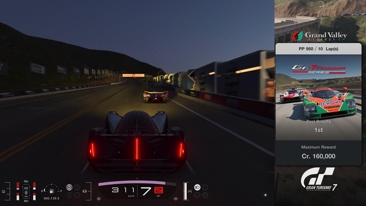 Gran Turismo 7 | GR.1 Prototype Series Gran Valley Highway 1 10 Lap - Difficult Hard LM55 PP939