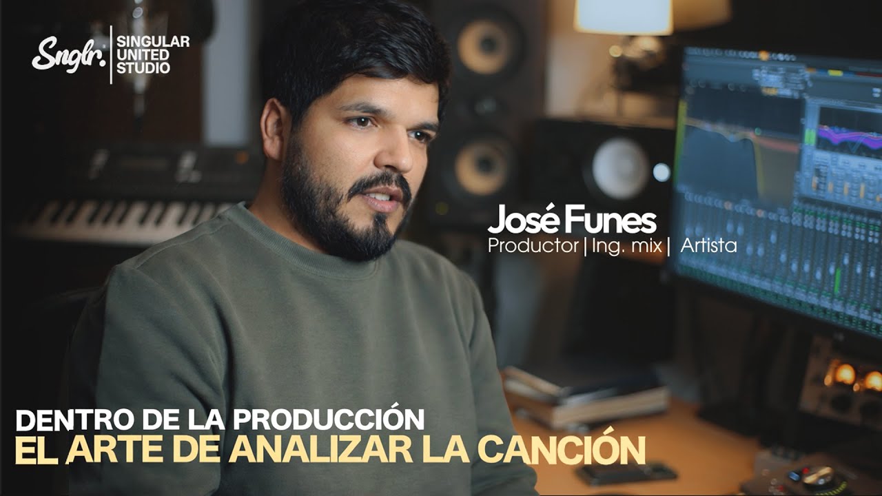 Dentro de la producción - Jose Funes en Singular studio