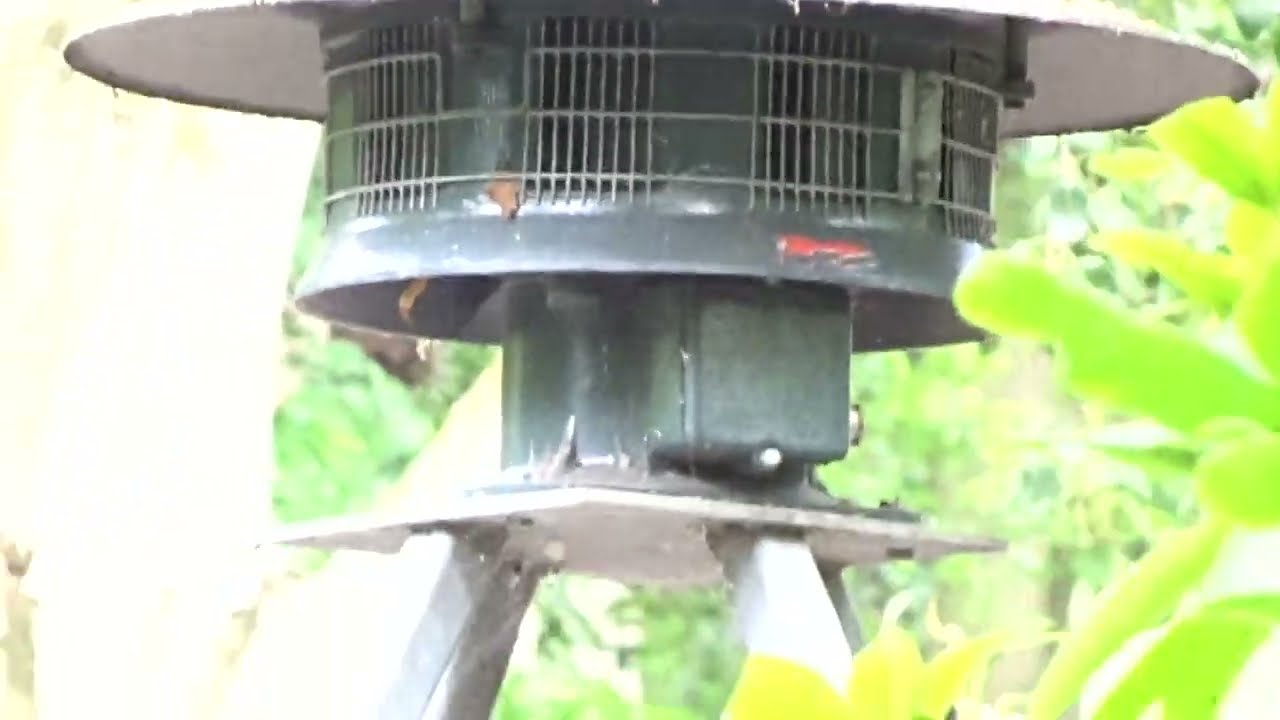 Old 1988 Elektror E57 luchtalarm in The Netherlands