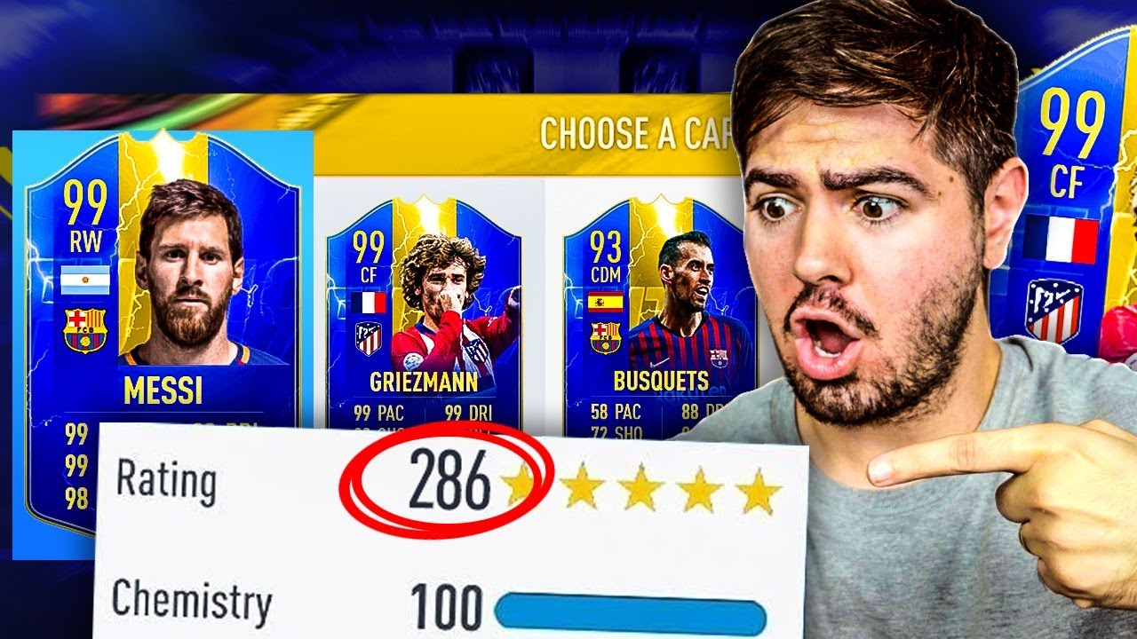 386 NO FUT DRAFT DOS TOTS DA LALIGA!!! OS MELHORES TIMES QUE JÁ MONTEI!