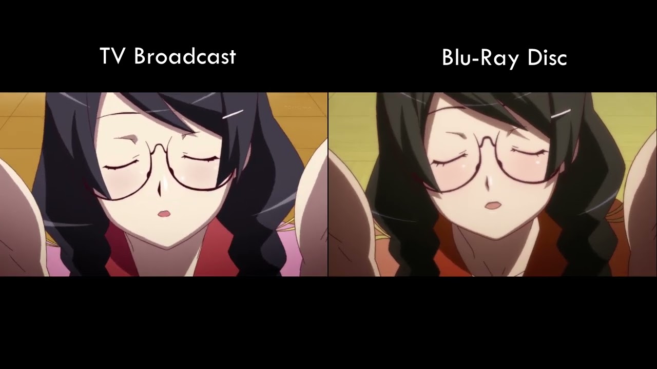 Bakemonogatari - TV and Blu-Ray Comparison