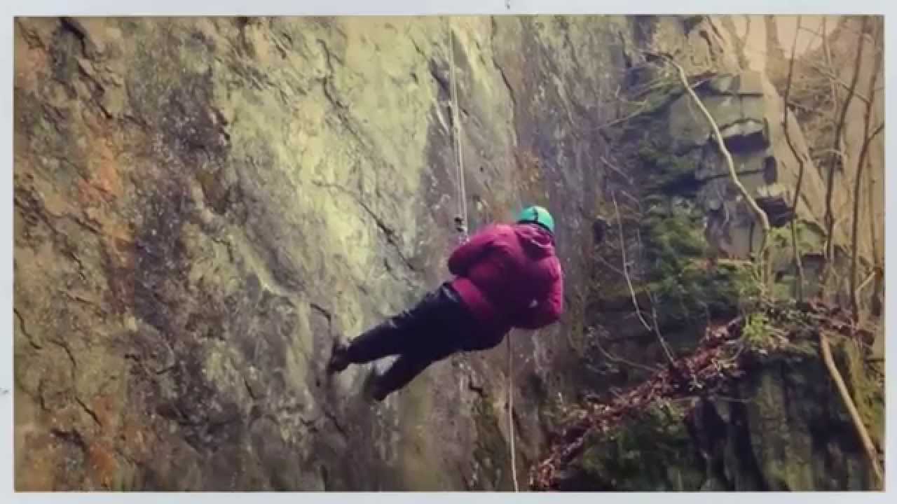 Large Outdoors day out Abseiling at Cathedral Quarry in the Lake District