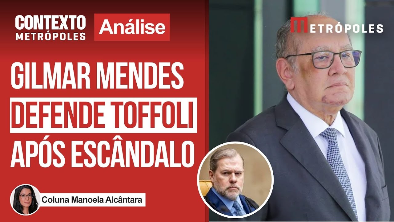 Gilmar Mendes defende permanência de Toffoli no caso Master