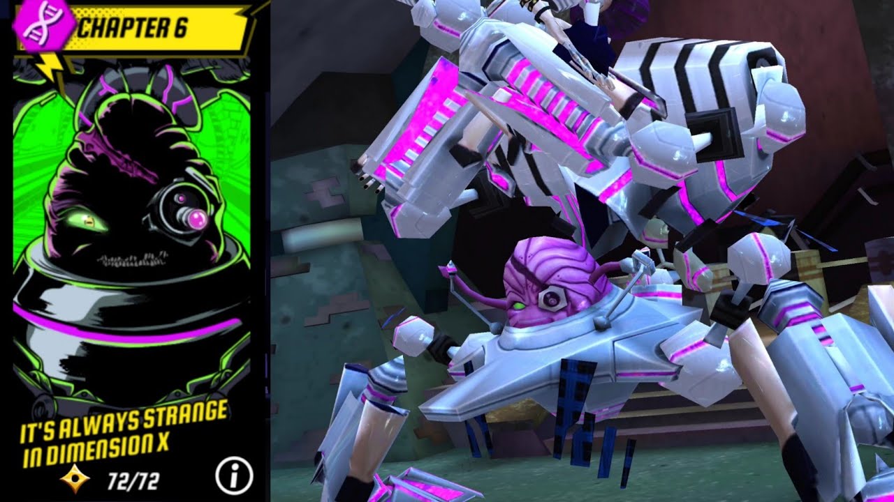 Teenage Mutant Ninja Turtles Legends Walkthrough Chapter 6 - It's Always Strange In Dimension X