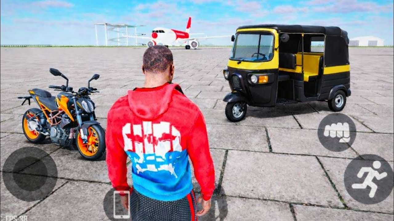 Rikshaw Riding 🛺 At Indian Bike Driving 3D Game - Android GamePlay 