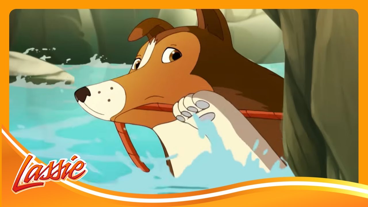 🌲 The Grand Mountain Wilderness Race! | The New Adventures of Lassie | Cartoons For Kids