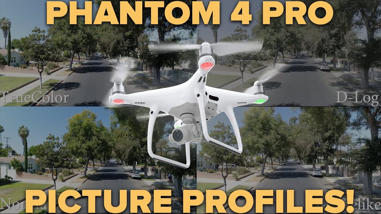 DJI PHANTOM 4 PRO - PICTURE PROFILES - TUTORIAL
