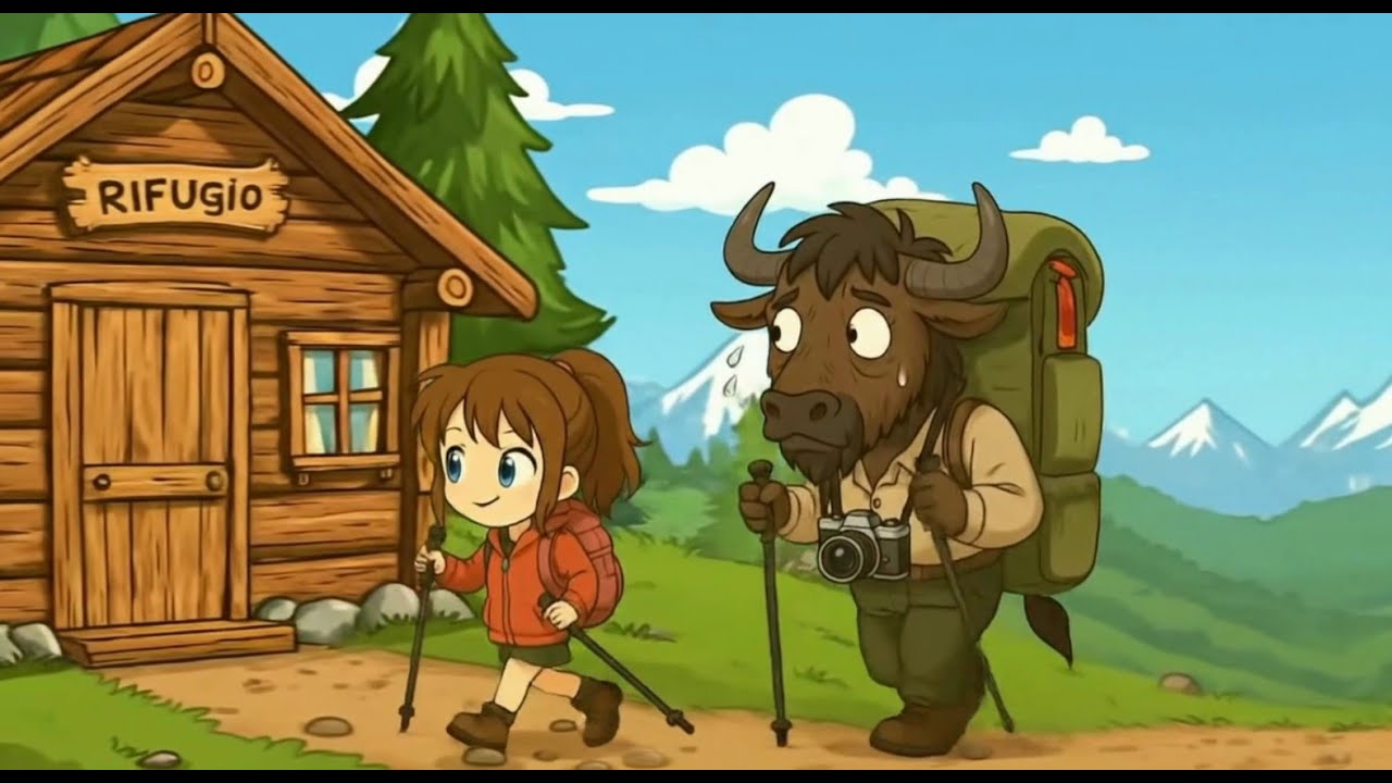 Aria Aperta on Hiking #walking #hiking #cartoon #cartoons #shorts