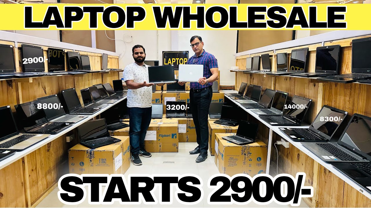 Starts 2900/- Only | LAPTOPS WHOLESALER Noida | Flipkart Refurbished Laptop Market | Laptop Business