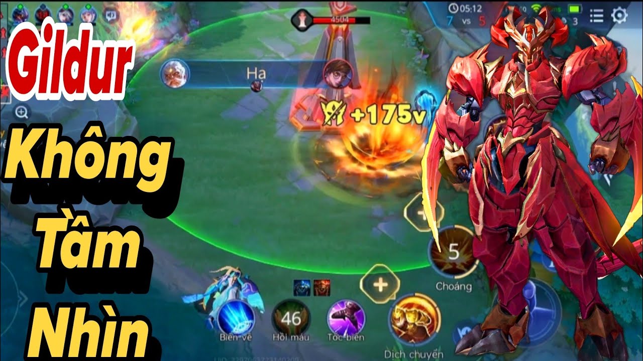 Gildur Full Phép Uy Lực Cực Mạnh Chiêu 2 Của Gildur Một Chưởng Không Tầm Nhìn Bốc Hơi