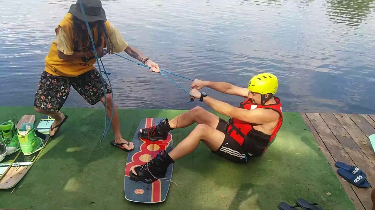 Pierwsze kroki na wakeboard