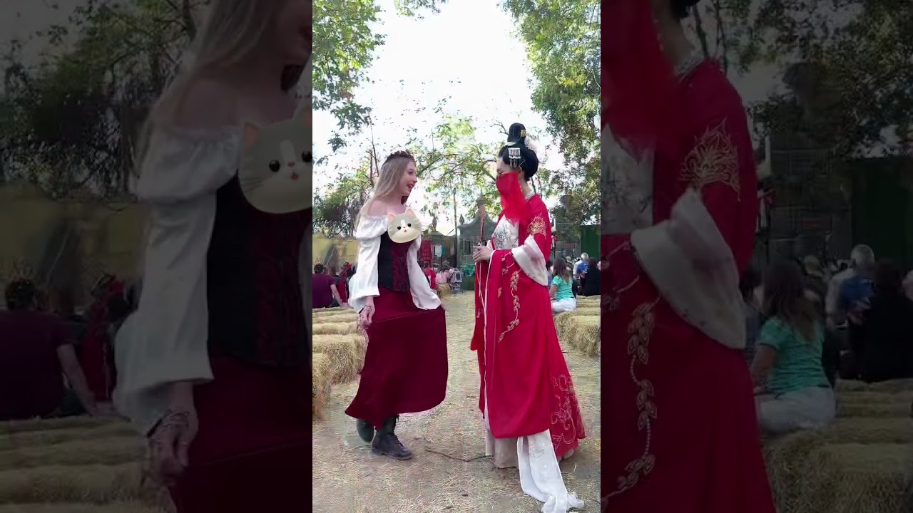 when foreigners meet Chinese hanfu...