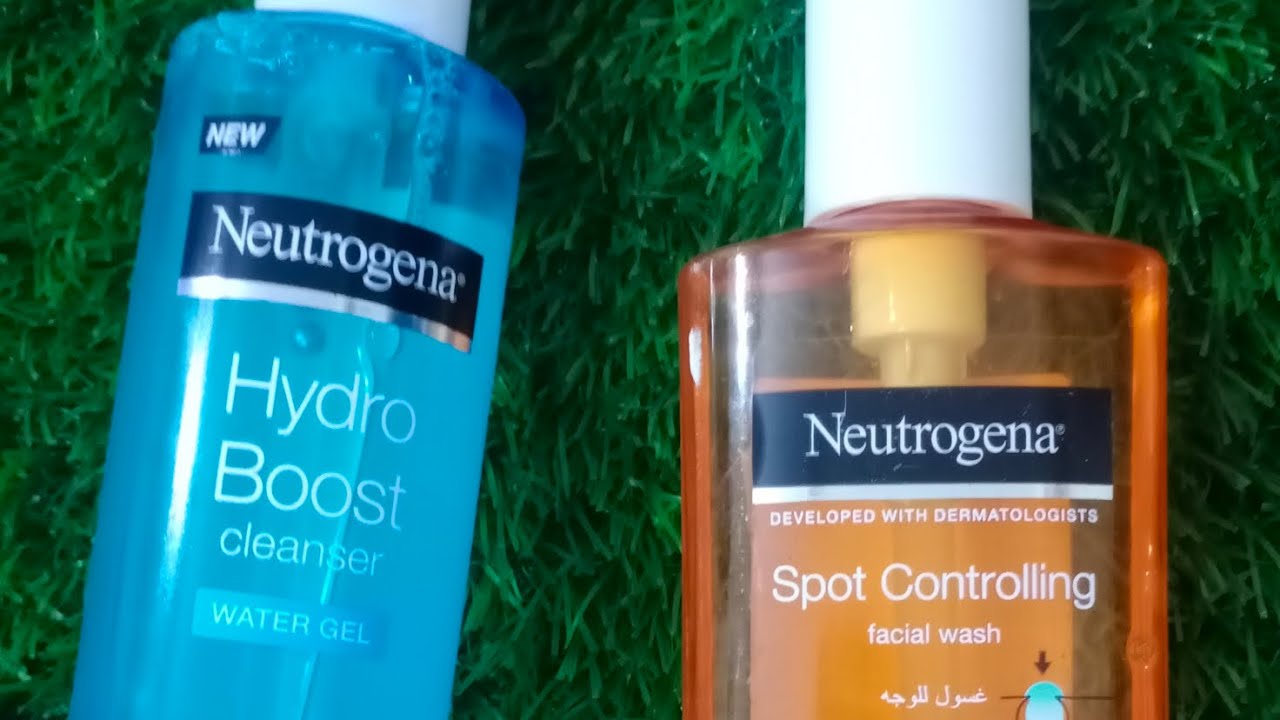 Neutrogena Hydro Boost Cleanser Water Gel Vs Neutrogena Spot Controlling Review