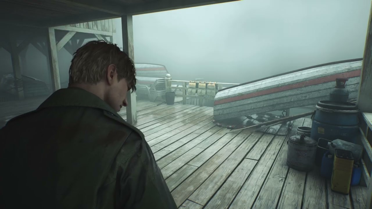 🌊 Toluca Lake Shore | Silent Hill 2 Remake | Foggy Water & Soft Waves ASMR (No Talk)