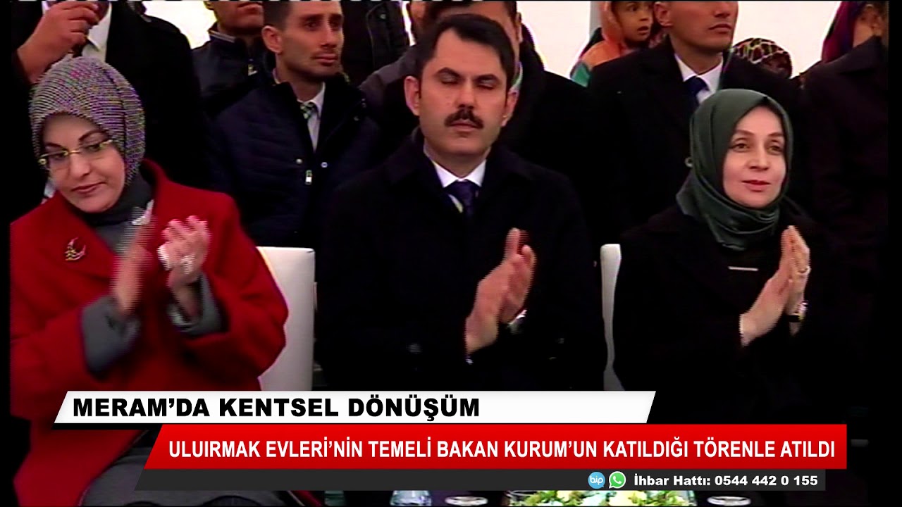 Uluırmak Evleri'nin temeli atıldı! Bakan Kurum'dan önemli açıklamalar
