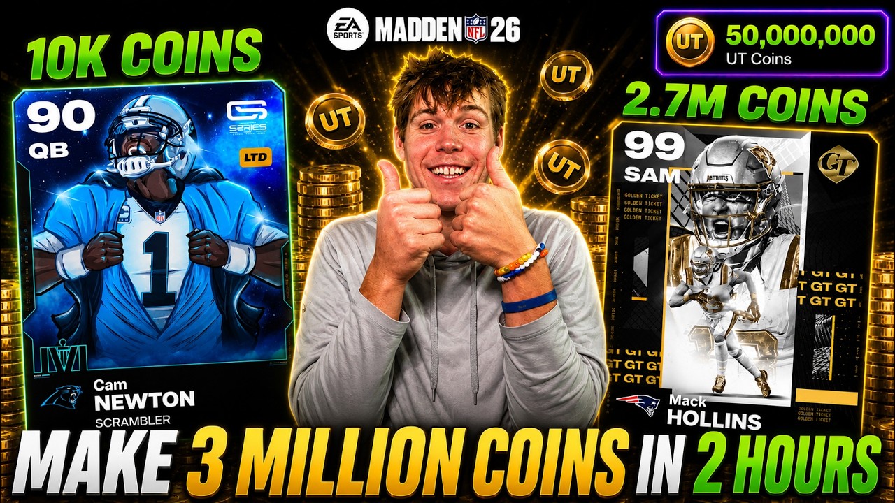Как я заработал 3 миллиона монет за 2 часа &mdash; Madden 26 Ultimate Team