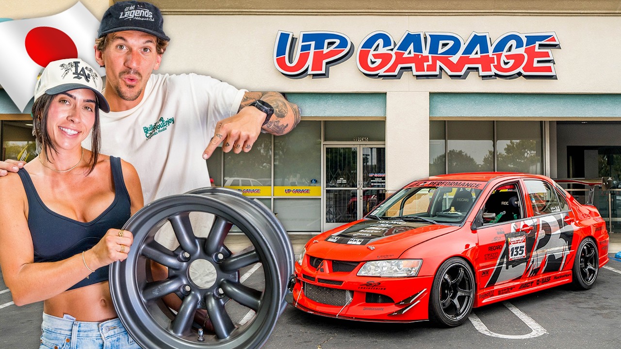 Taking the Tokyo Drift Evo JDM Parts Shopping at Up Garage USA!