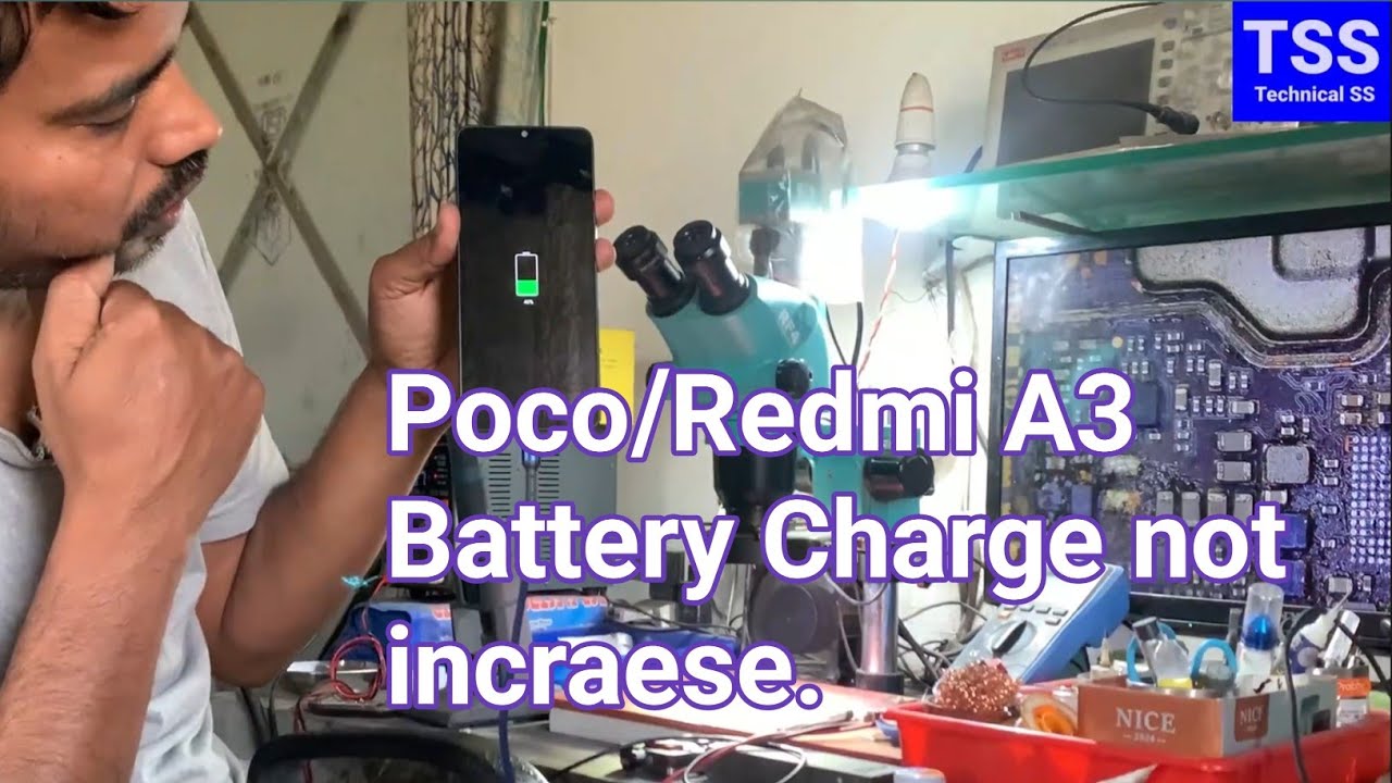 Poco/Redmi A3 Battery charge not increase.