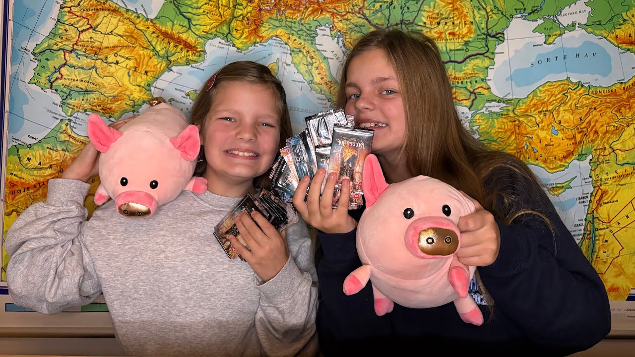 Åbner 100 pakker Valdes Jul kort 🎄🐷😨