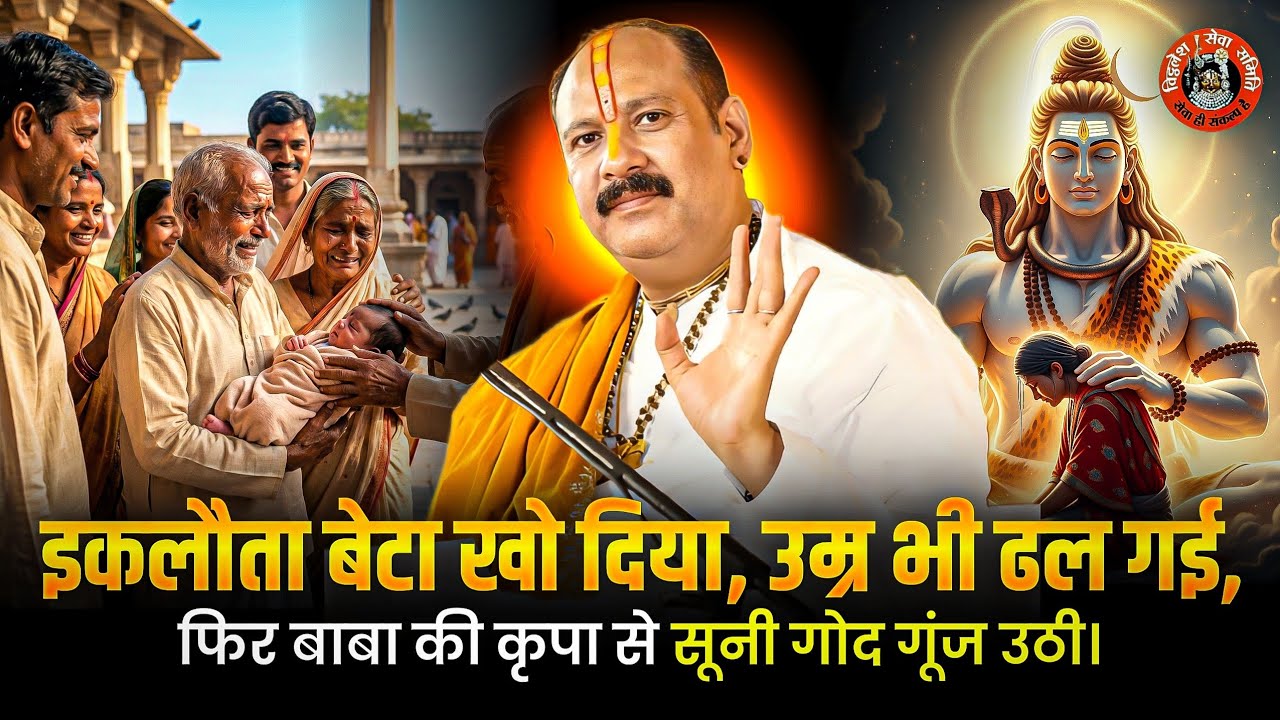 इकलौता बेटा खो दिया, उम्र भी ढल गई, फिर बाबा की कृपा से सूनी गोद गूंज उठी। 