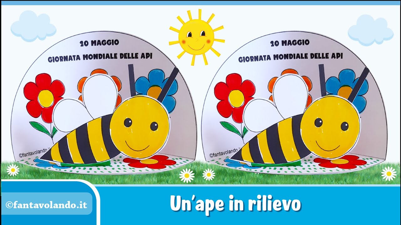Un'ape in rilievo