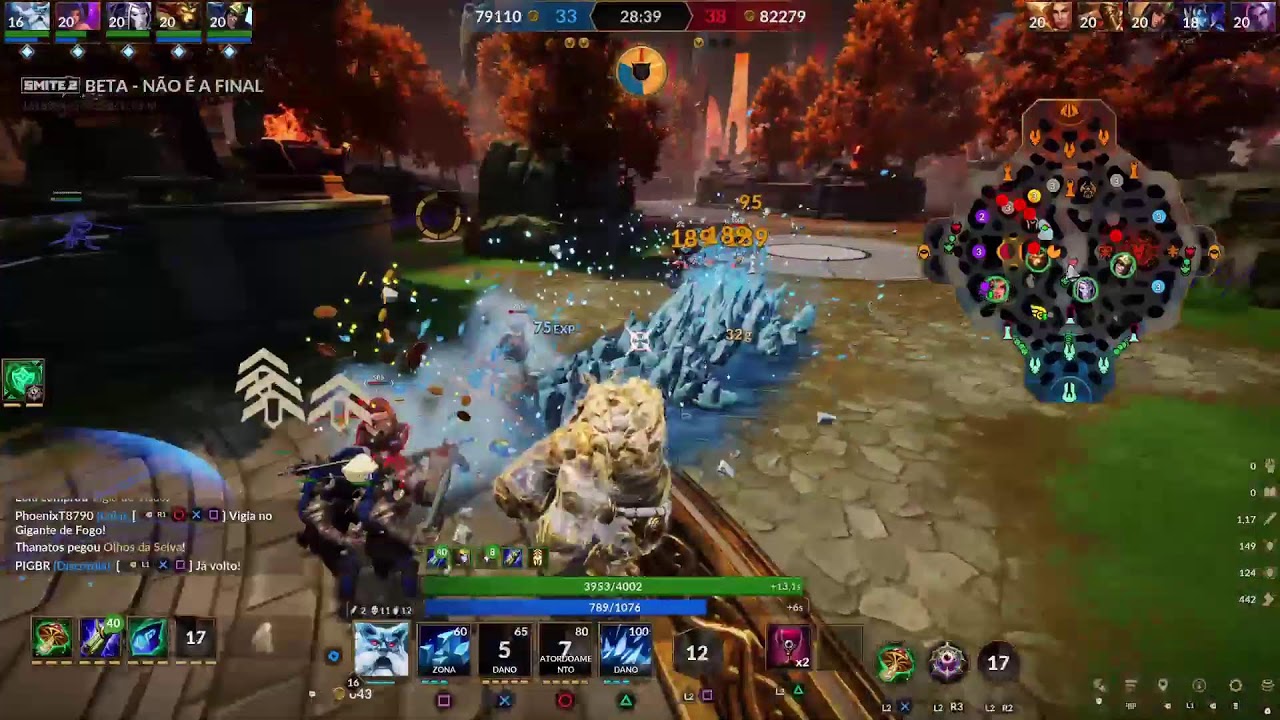 Smite 2 - rasgando os oponentes