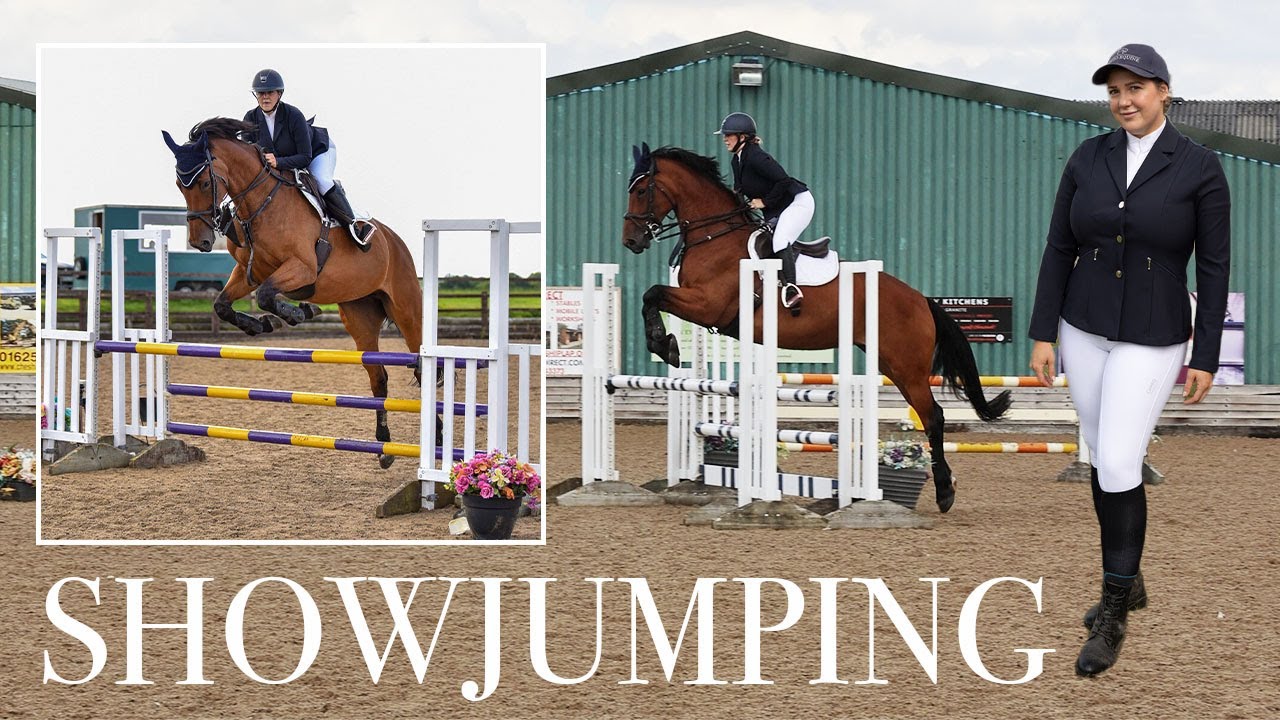 FULL HORSEY DAY - SHOWJUMPING COMPETITION, JUMP TRAINING, RIDING AT HOME | DAY IN THE LIFE VLOG