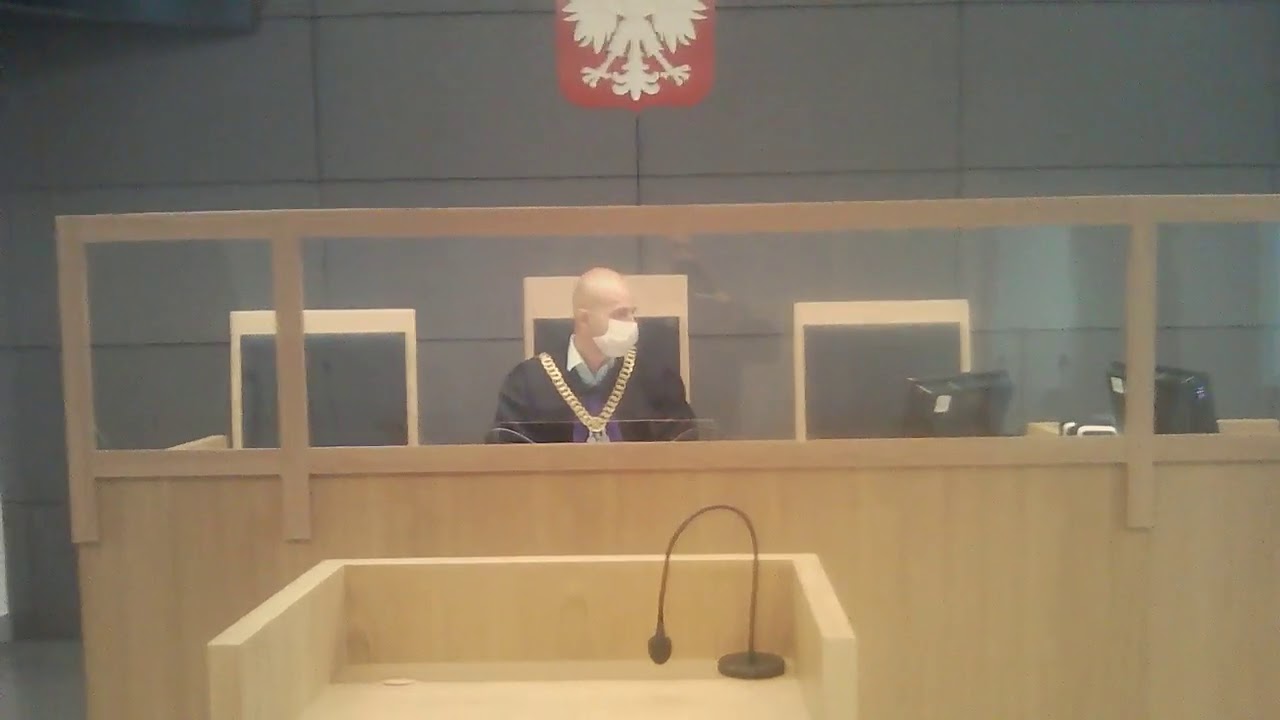 Posiedzenie sąd rejonowy asesor Dominik Mąka 07.09.2020 Nowy Sącz cz. 1