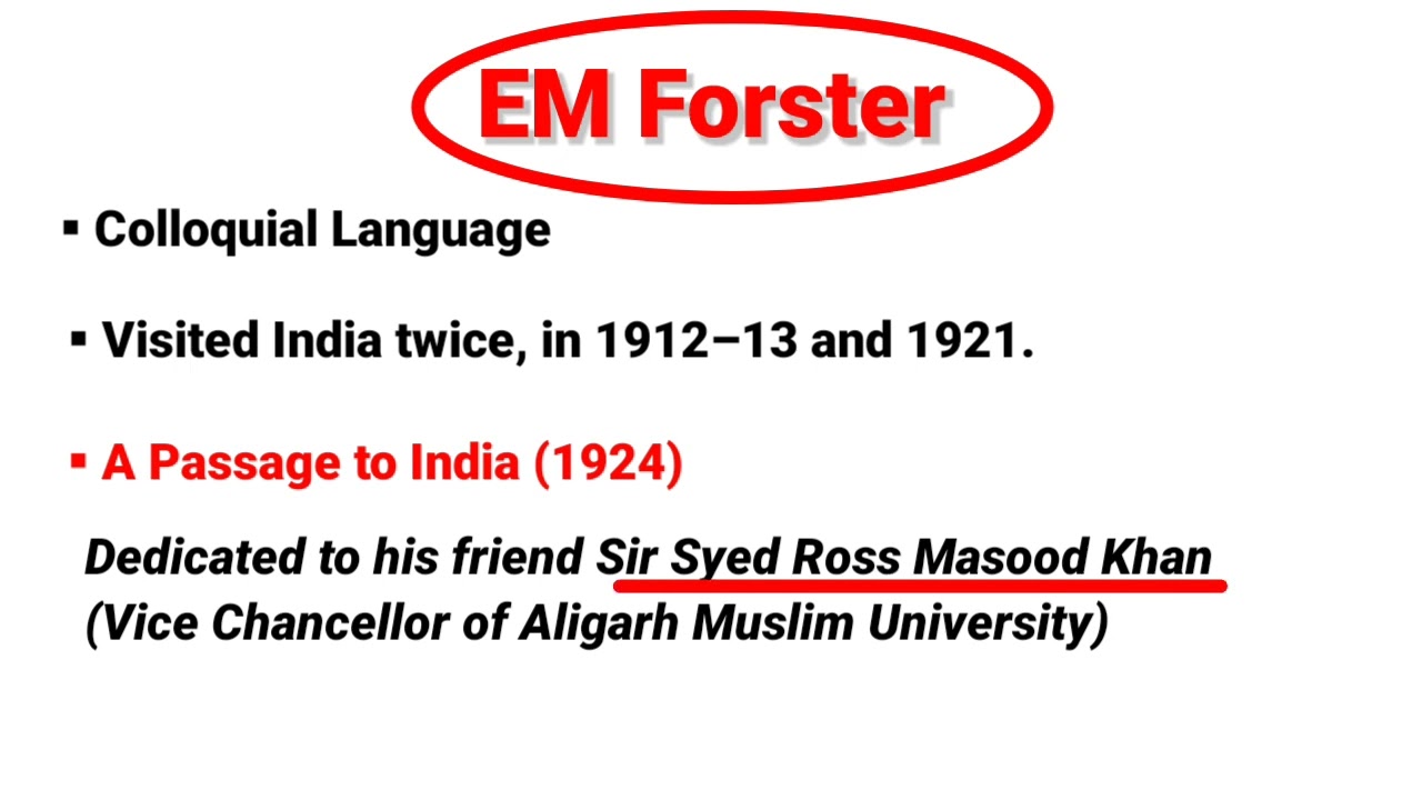 EM Forster Biography | Biography of EM Forster | Easiest Explanation💯